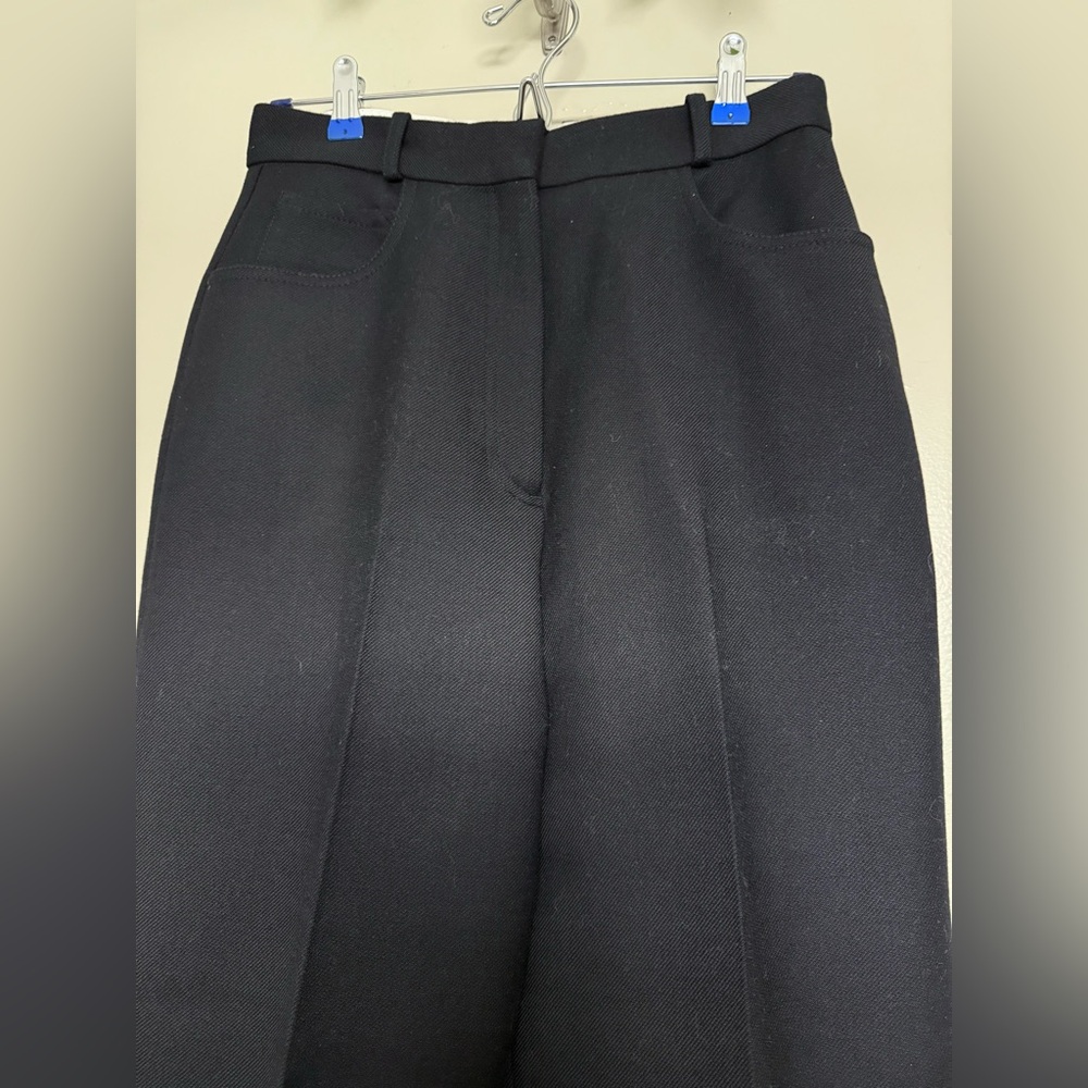 Sandro Paris Elegant Black Women's Pantsuit wool/ acrylic blend size40 - Picture 2 of 13